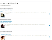 Tablet Screenshot of intentionalchocolate.blogspot.com