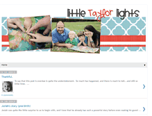 Tablet Screenshot of littletaylorlights.blogspot.com