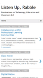 Mobile Screenshot of listenuprabble.blogspot.com