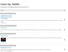 Tablet Screenshot of listenuprabble.blogspot.com