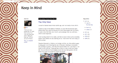 Desktop Screenshot of keepingmeinmind.blogspot.com