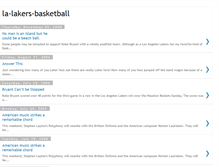 Tablet Screenshot of la-lakers-basketball.blogspot.com