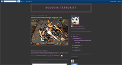 Desktop Screenshot of boudoirterrorist.blogspot.com