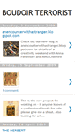 Mobile Screenshot of boudoirterrorist.blogspot.com