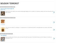 Tablet Screenshot of boudoirterrorist.blogspot.com