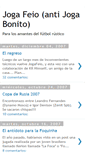 Mobile Screenshot of jogafeio.blogspot.com