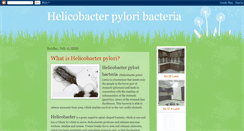 Desktop Screenshot of helicobacterpyloribacteria.blogspot.com