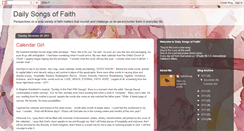 Desktop Screenshot of dailysongsoffaith.blogspot.com