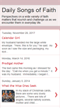Mobile Screenshot of dailysongsoffaith.blogspot.com