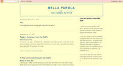 Desktop Screenshot of bellaparola.blogspot.com