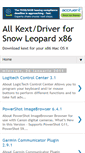 Mobile Screenshot of leopardkext.blogspot.com