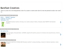Tablet Screenshot of barefootcreatives.blogspot.com