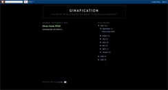 Desktop Screenshot of ginafication.blogspot.com