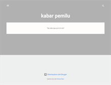 Tablet Screenshot of kabar-pemilu.blogspot.com