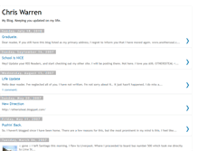 Tablet Screenshot of chriswarren.blogspot.com