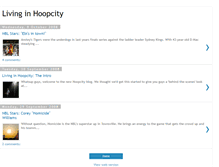 Tablet Screenshot of livinginhoopcity.blogspot.com