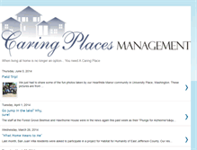Tablet Screenshot of caringplaces.blogspot.com