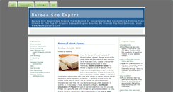 Desktop Screenshot of baroda-seo-expert.blogspot.com