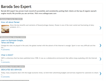 Tablet Screenshot of baroda-seo-expert.blogspot.com