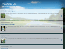Tablet Screenshot of itsagraylife04.blogspot.com