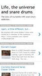 Mobile Screenshot of lifetheuniverseandsnaredrums.blogspot.com