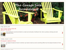 Tablet Screenshot of garagesalearcheologist.blogspot.com