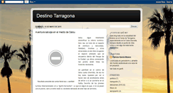 Desktop Screenshot of destinotarragona.blogspot.com