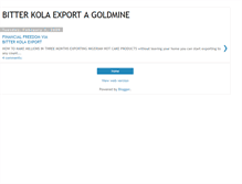 Tablet Screenshot of bitterkolaexportbiz.blogspot.com