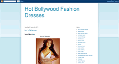 Desktop Screenshot of hotbollywoodfashiondresses.blogspot.com