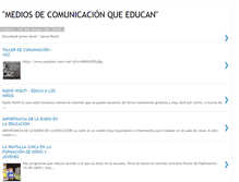 Tablet Screenshot of comunicacionesqueeducan.blogspot.com