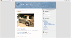 Desktop Screenshot of cutelittlecars.blogspot.com