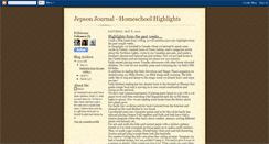 Desktop Screenshot of jepsonjournal-homeschoolhighlights.blogspot.com