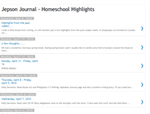 Tablet Screenshot of jepsonjournal-homeschoolhighlights.blogspot.com