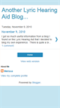 Mobile Screenshot of anotherlyrichearingaidblog.blogspot.com