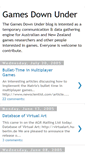 Mobile Screenshot of gamesdownunder.blogspot.com