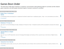 Tablet Screenshot of gamesdownunder.blogspot.com