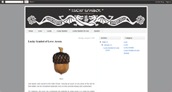 Desktop Screenshot of luckysymbol.blogspot.com