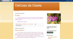 Desktop Screenshot of deliciasdagisele.blogspot.com