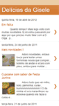 Mobile Screenshot of deliciasdagisele.blogspot.com