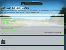 Tablet Screenshot of oilspillreports.blogspot.com