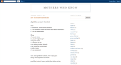 Desktop Screenshot of motherswhoknowchallenge.blogspot.com