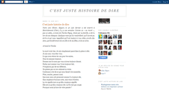Desktop Screenshot of cestjustehistoirededire.blogspot.com