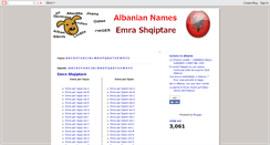 Desktop Screenshot of emrashqiptare.blogspot.com