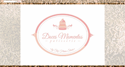 Desktop Screenshot of docesmomentospatisserie.blogspot.com