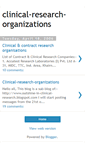 Mobile Screenshot of clinical-research-organizations.blogspot.com