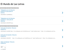 Tablet Screenshot of elmundodelasletras-karina.blogspot.com