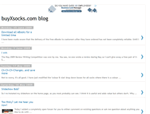 Tablet Screenshot of buyxsocks.blogspot.com