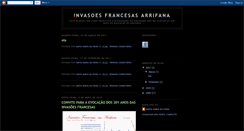 Desktop Screenshot of invasoesfrancesas-arrifana.blogspot.com