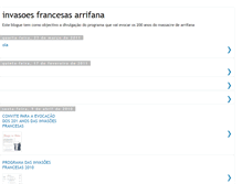 Tablet Screenshot of invasoesfrancesas-arrifana.blogspot.com