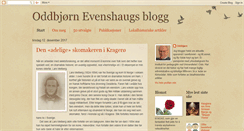 Desktop Screenshot of evenshaug.blogspot.com